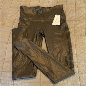 Spanx Large Tall Faux Leather Leggings